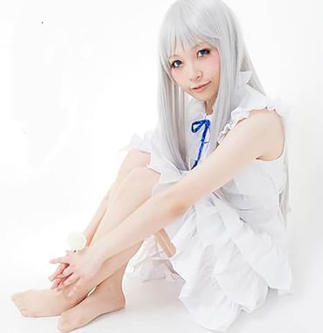 Amazon パーティーパンチ Party Punch コスプレ あの花 あの日見た花の名前を僕達はまだ知らない 風 本間芽衣子風 めんま風 2点セット ワンピース ウィッグ パーティー 仮装 ハロウィン クリスマス レディース 限定 Mystyleエコバック付 ｍ コスプレ 仮装 通販