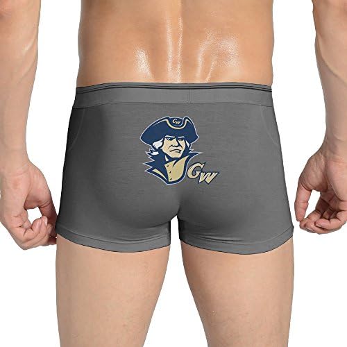Wlng George GW Logo Washington University Custom For Men's Low-Waist Panties Knickers XXL