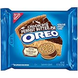 Oreo Chocolate Peanut Butter Pie Sandwich Cookies, 12.2 Oz (Pack of 2)