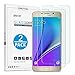 OMOTON Screen Protector for Samsung Galaxy Note 5 - [2 Pack] Tempered Glass Screen Protector for Samsung Galaxy Note 5 [Case Friendly] [High Definition][Scratch Resistant]