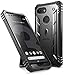 Poetic Google Pixel 3 Kickstand Rugged Case, Revolution [360 Degree Protection] Full-Body Rugged Heavy Duty Case with [Built-in-Screen Protector] for Google Pixel 3 Black