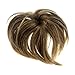 New Style Scrunchie Hair Extension Brown Low Lights On Honey Up Do Down Do Sp. Synthetic