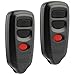 Car Key Fob Keyless Entry Remote fits Isuzu Amigo Axiom Rodeo Trooper/Honda Passport/Acura SLX 1998 1999 2000 2001 2002 2003 2004 (HYQ1512R), Set of 2