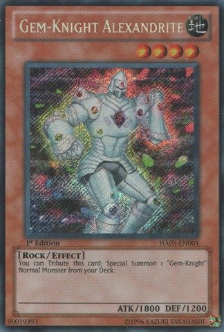 Yu-Gi-Oh! - Gem-Knight Alexandrite (HA05-EN004) - Hidden Arsenal 5 - 1st Edition - Secret Rare