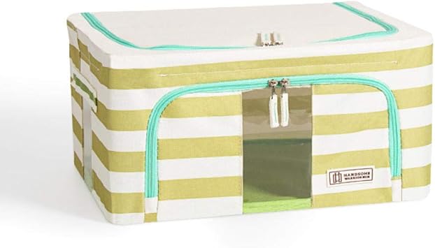 B/H Organizadores de Ropa,Caja de Almacenamiento de Ropa-Green_24L