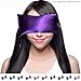 Hot Cold Unscented Eye Pillow and Free Eye Mask for Sleep, Yoga, Migraine Headaches, Stress Relief. By Happy Wraps