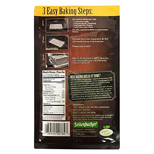 Seitenbacher German Sourdough Bread Mix, 1.3 Pound (Pack of 6) Pricepulse