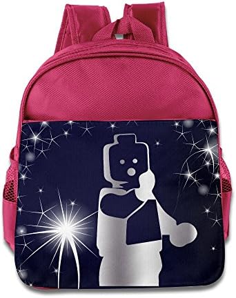 Lego Mini Fig Platinum Style Kids School Backpack Bag