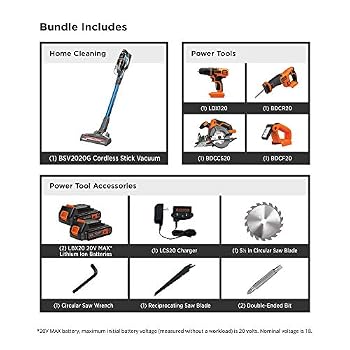 20v bd4kitcdcrl powerseries decker