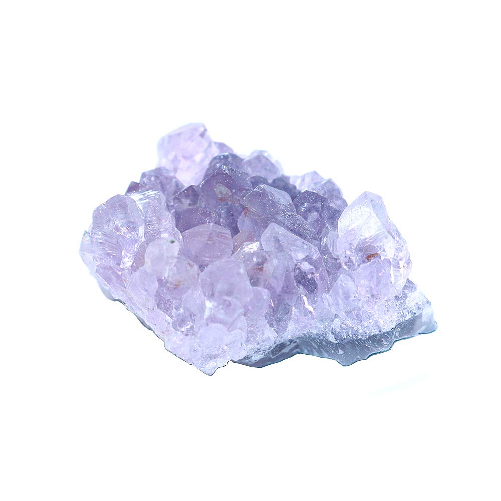 Namvo Natural Amethyst Healing Crystal Cluster,Reiki Gemstone Specimen Figurine Home Decor(approx 10-15g)