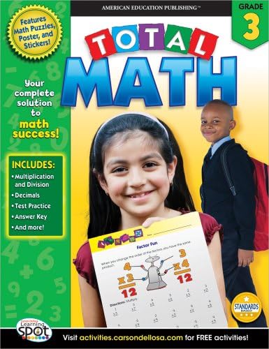 Total Math, Grade 3 Paperback – January 3, 2012