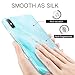 TNSO ESR Marble Slim Soft Case for iPhone X, Flexible TPU Marble Pattern Cover for Apple iPhone 5.8 inch (2017 Release only) (Light Blue Sierra)