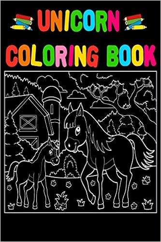 Amazon Com Unicorn Coloring Book Journal Diary Notebook