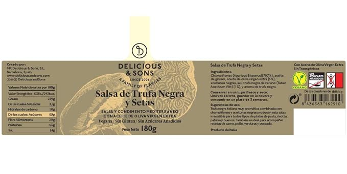 PACK SALSAS DE PESTO, SALSA TRUFA Y ACEITE TRUFA: Amazon.es ...