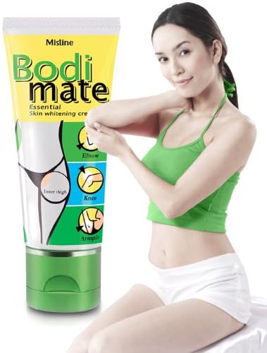 Bodi Mate Bikini Line Underarm Armpit Elbow Knee Lightening Whitening Cream 30 G. x 2 Packs