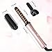 PRETTY SEE Curling Wand Interchangeable Curling Iron Ceramic Barrels Electric Hair Curler with Carry Case, Rose Gold