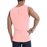 Lo.gas Sleeveless Cycling Jersey Men, Biking Base Layer Breathable and Lightweight with Back Pocket Sports Vest
