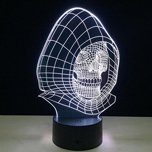 CARYY 3D LED Illusion Lamp, 7 Colors Change Remote Control Dimensional Visual Light, Optical Night Lights, Decoration Atmosphere Table Lamps, Children Christmas Gifts