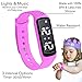 GOGO Potty Training Watch - Water Resistant Timer and Child Reminder- Toilet Trainer Alarm Watches for Boys, Girls, Kids and Toddlers with a Soft Pink Purple Strap and Adjustable Alerts