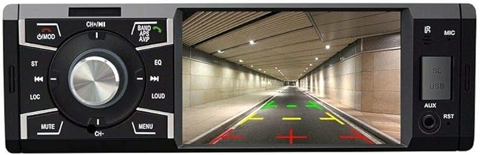 1 Pc Indash Car Stereo with Bluetooth Single Din FM Radio for Car and MP5 Player