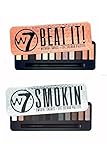 W7 Beat It Natural Nudes & Smokin' Shades Eyeshadow Palette Set