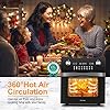 Fynllur-Air-Fryer-146L-1700W-XL-Oil-Free-Toaster-Oven-16-in-1-Oilless-Cooker-with-LED-Digital-Touchscreen-Countertop-Oven-Rotisserie-Dehydrator-Defrost-Auto-Shutoff-with-9-Accessories-and-Recipes Fynllur Air Fryer 14.6L 1700W XL Oil Free Toaster Oven 16-in-1 Oilless Cooker with LED Digital Touchscreen Countertop…