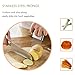 Hulless Stainless Steel Onion Holder for Slicing,Vegetable Potato Cutter Slicer,Onion Peeler Odor Eliminator,Stainless Steel Cutting Kitchen Gadget.