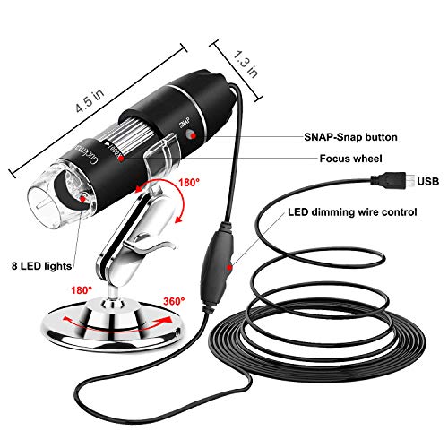 2 Microscope+Handheld+2+0+Magnification+Endoscope+Compatible