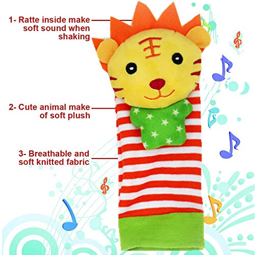 2 aimibaby+Baby+Wrist+Rattle+Socks
