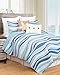 C&F Home Sea Waves Seawaves Blue Ocean Coastal Theme Full/Queen Bed 3-Piece Beach Reversible Coverlet Lightweight Quilt Set with 2 Standard Shams Reversible Coverlet Comforter Nautical Bedding Set