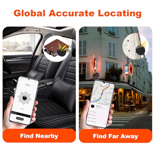 KozyOne Android Air Tracker - Etiqueta de Seguimiento Inteligente para Mascotas, Llaves y Equipaje con Seguimiento Global en Tiempo Real a través de la aplicación Find Hub de Google, 2 Unidad