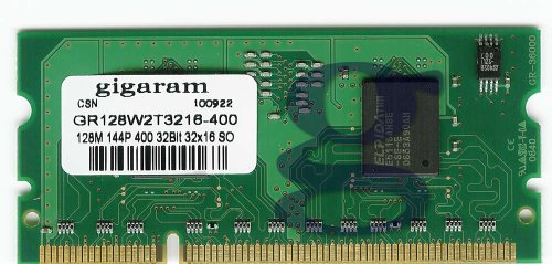 Gigaram 128M 144Pin 32-bit 32x16 DDR2 SODIMM for HP LaserJet P3015 / P3015d / P3015n / P4014 / P4014n / P4014dn / P4015n / P4015dn / P4015tn / P4015x / P4515n / P4015tn / P4515x / P4515xm (HP# CC414A)