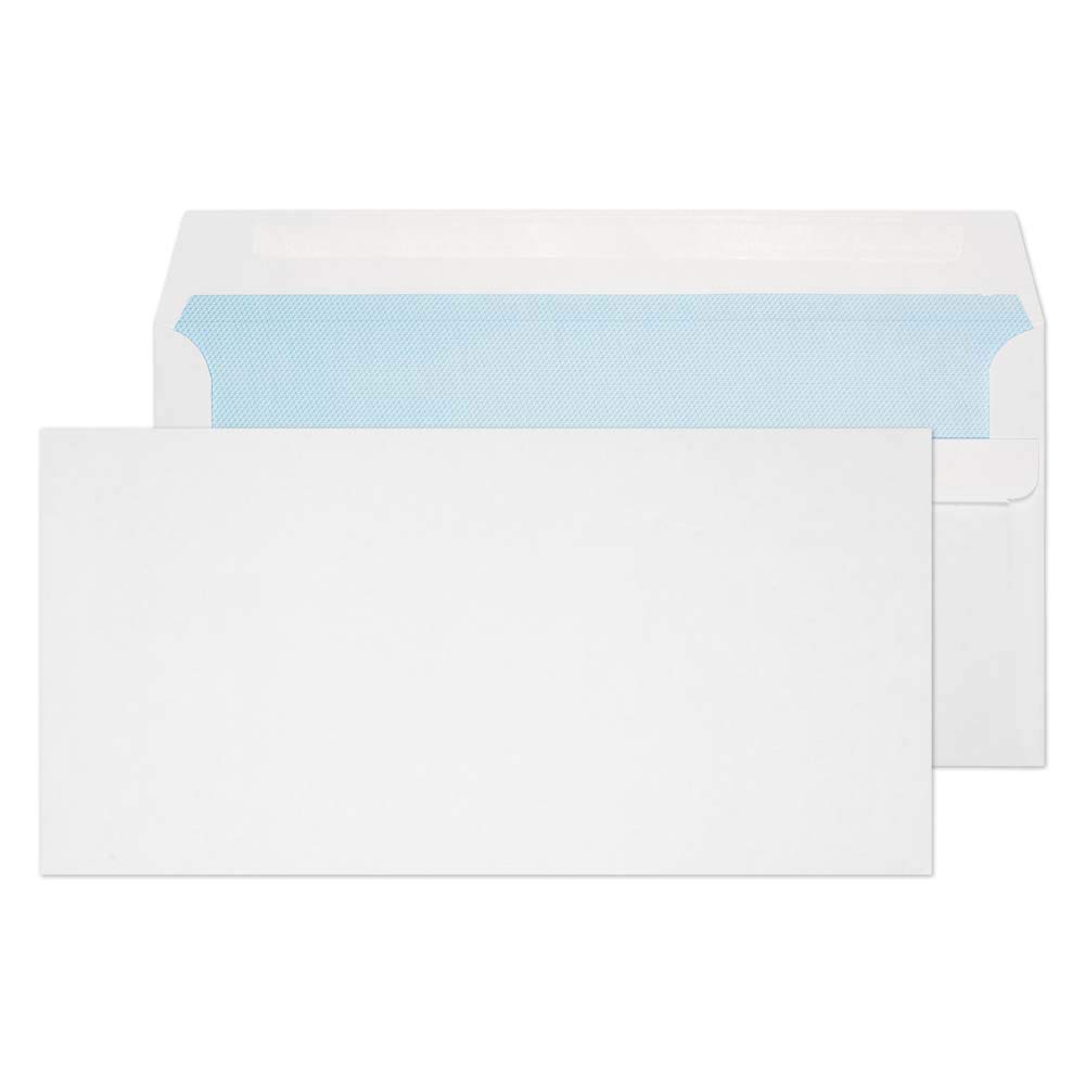 Blake Purely Everyday DL+ 121 x 235 mm 90 gsm Self Seal Wallet (16882) White - Pack of 1000
