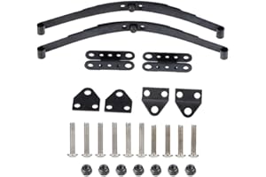RC Leaf Spring Suspension Bar, Steel Construction, Steel RC Suspension Bar, Vehicle Scale Accessories for Car Enthusiasts and