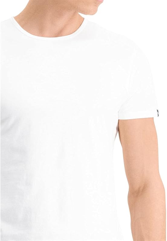 Homme Puma Basic Lot de 2 T-shirts À Col Rond pour Homme Sous vêtement, Blanc., XL EU