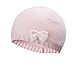 Vivobiniya Toddler Girl Winter Lovely Bowknot Pink knit Hat baby hats cotton 2M-4Y (2-4years old(Head circumference 19.6in-20.4in))