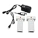 Blomiky 2 Pack X8 Pro 7.4V 2000mAh 14.8Wh Lithium Battery for S yma X8 Pro X8SW X8SC RC Quadcopter Drone X8SW Battery 2 Pack
