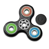 Fidget Toy Hand Finger Spinner Ceramic Bearing High Speed Stress Reducer / Toy for Focus, Reduce ADHD Anxiety and Boredom, ABS Plastic Top Quality Long Lasting Spinning-Tricolor