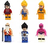 NW Lot of 6 sets Dragonball Z Minifigures building Toys Son Goku blocks Gift GT(Without Original Box)