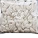 Baby Alpaca Silk Fiber Blend. Luxuriously Soft Combed Top Wool Roving for Spinning, Felting, Blending and Other Fiber Crafts. Natural White