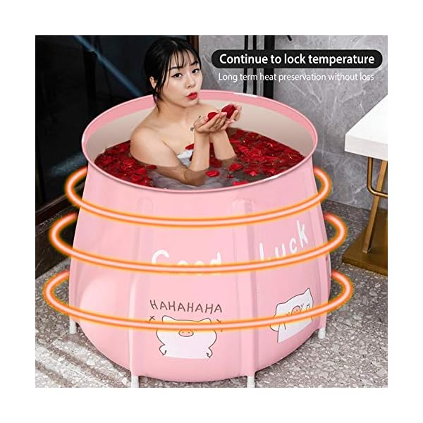 Adminitto88 Bañera Plegable 2 En 1 para Niños De 0-5 Años Baño De Bebe