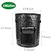 Futone Grow Bags, Potato Planter Bags, Planting PE Aeration Pots with Handles and Flap, Garden Bags for Vegetables, Tomatoes, Carrots, Onions (10 Gallons – 2 Pack – Black)thumb 2