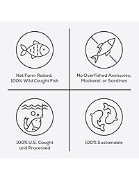 Wild Fish Oil, Estados Unidos Capturas Omega-3 DPA, DHA y EPA – 60 tapas de gel sin burbujas, sin OMG,...