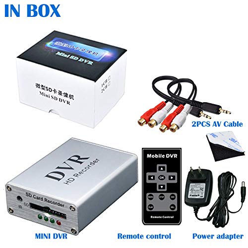 Coomatec Mini DVR Support SD Card Real-time Digital Video Recorder for FPV and Vehicle HD Mini 1 Channel MPEG-4 Video - Thumbnail 6