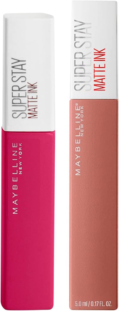 Maybelline SuperStay Matte Ink Lip Colour Set 2 Lipsticks 120 65 Intense Color