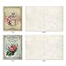 The Best Card Company - 10 Retro Blank Cards with Envelopes (4 x 5.12 Inch) - Artistic Boxed Assortment, Vintage Note Cards - Scentiments M6472OCB