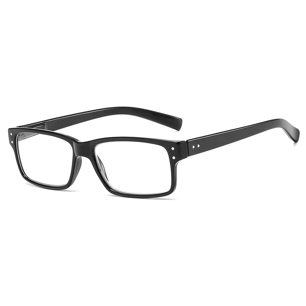 Suertree Reading Glasses, Hinged Reading Glasses Visual Aid Eye Glasses Reading Aid for Men and Women Fashion Gradient Frames Comfortable Glasses for Reading