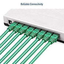 Cable Matters 10Gbps 5-Pack Snagless Short Cat 6