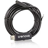 Crenova iScope 2.0 Megapixel CMOS HD USB Endoscope Waterproof Handheld Borescope Digital Inspection Camera Snake Camera（5 Meter Cable）