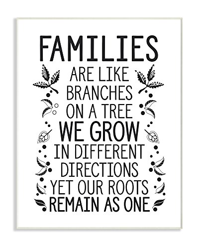 Stupell Industries Families Are Like Branches Oversized Wall Plaque Art, Proudl…